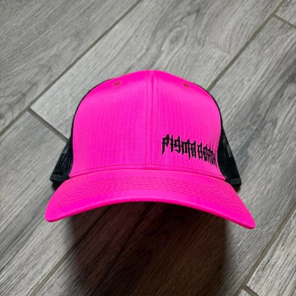 Premium Hot Pink Pismo Beach Trucker Snap Back Hat